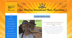 Desktop Screenshot of newhorizonsmusic.org